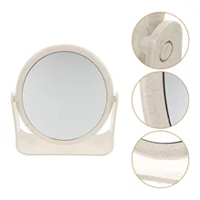 

Desktop Cosmetic Mirror Tabletop Rotatable Double-Sided Beauty Vanity Mirror