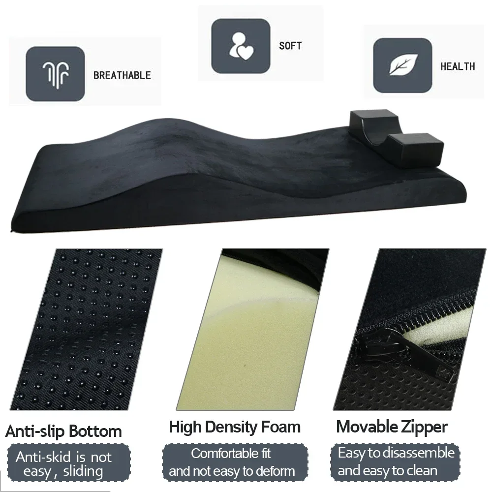 Materasso Memory Foam Curvo Per Ciglia E Massaggi - Topper Per Lettino Estetista