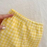 2024 Korean Ins Kids Loungewear Outfit Set Cotton Autumn Pants Boys Girls Pajamas Baby Winter Indoor Clothes 0 To 24 Months 6