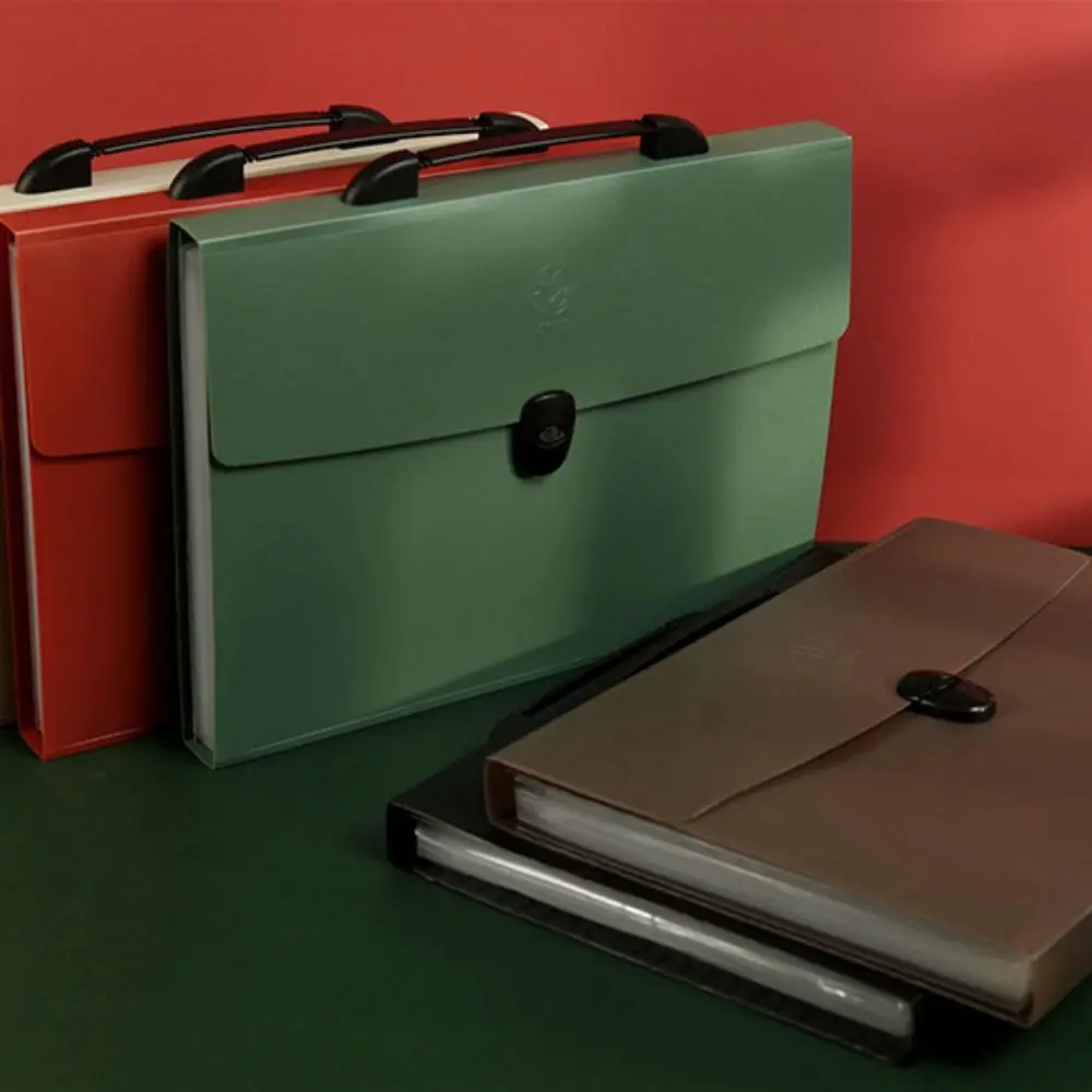 

Multi-layer Handheld Organ Bag OG Fashion Large-capacity 13 Layers Organ Bag Waterproof Wear-resistant A4 File Folder