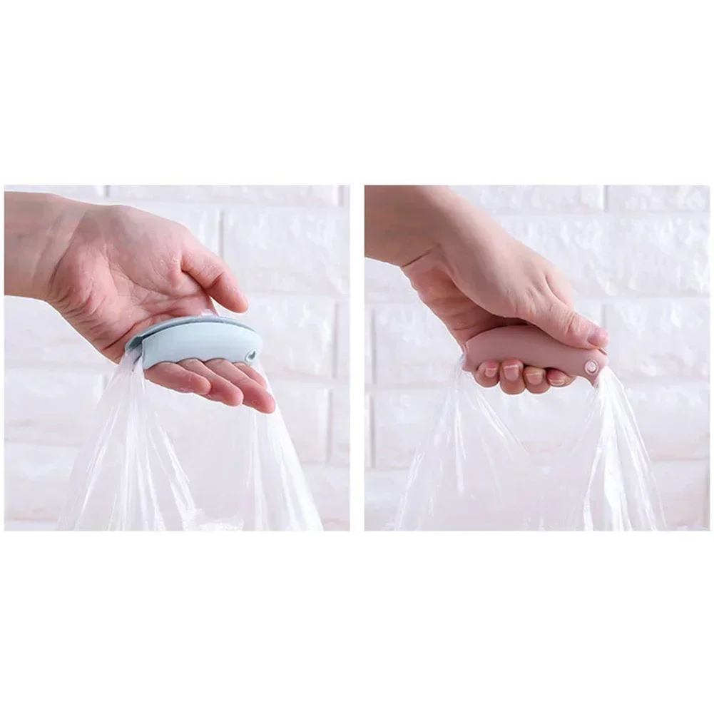 Grocery Bag Holder Comfortable Portable Silicone Mention Dish For Shopping Bag To Protect Hands Trip Grocery Bag Holder Clips Handle Carrier 1PCS