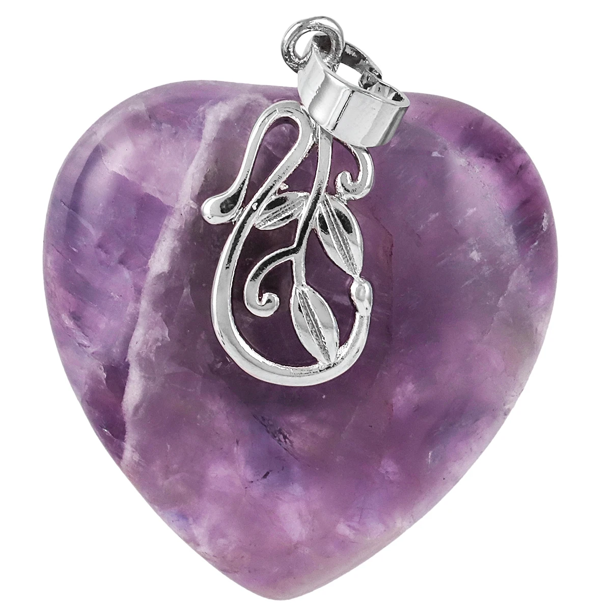 

Love Heart Shape Crystal Stone Pendant Healing Reiki Gemstone Charms For Jewelry Making Diy Necklace Accessories
