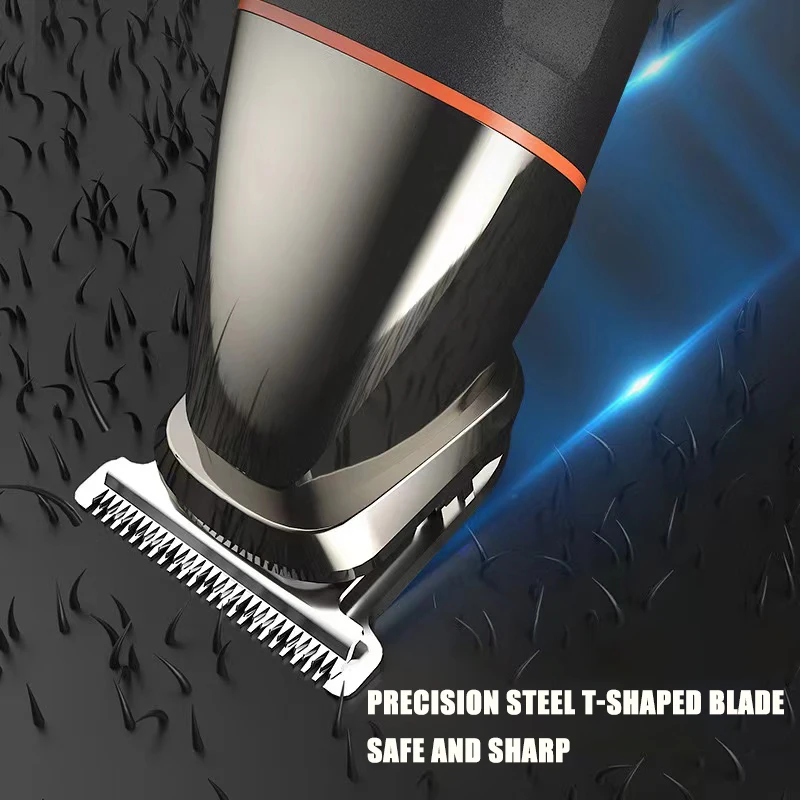 WAIKIL New Multi functional Home Barber Quick Change Blade Trimmer USB Portable Charging Cordless Beard Trimmer 4
