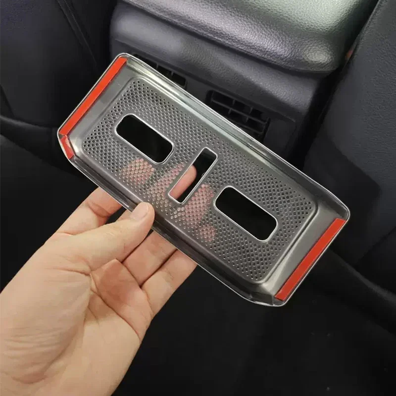 For Toyota RAV4 XA50 2021 - 2024 Dust Cover for Rear Air Conditioning Vents and Interior Protective Components Accessories