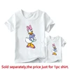 New Mother Kids Tshirts Funny Minnie Mouse Family Matching Outfits Summer White Short Sleeve Mother Daughter Matching Clothes 5