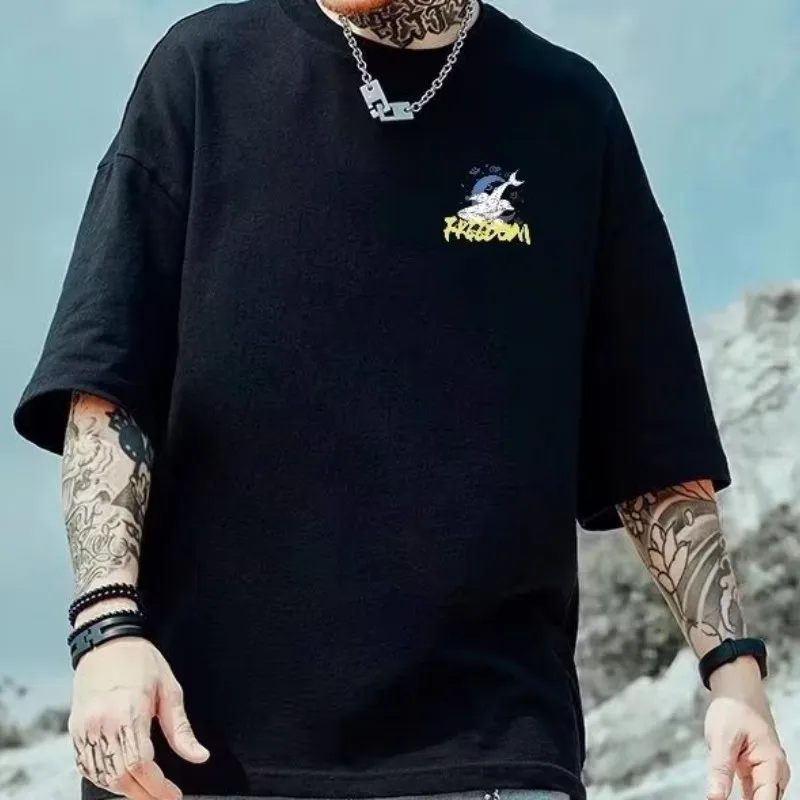 

Y2k Clothes Men Harajuku Graphic Streetwear T-Shirt Casual Berserk Valorant Printed Shirt Cotton Short Sleeve Tops Bratz Tees