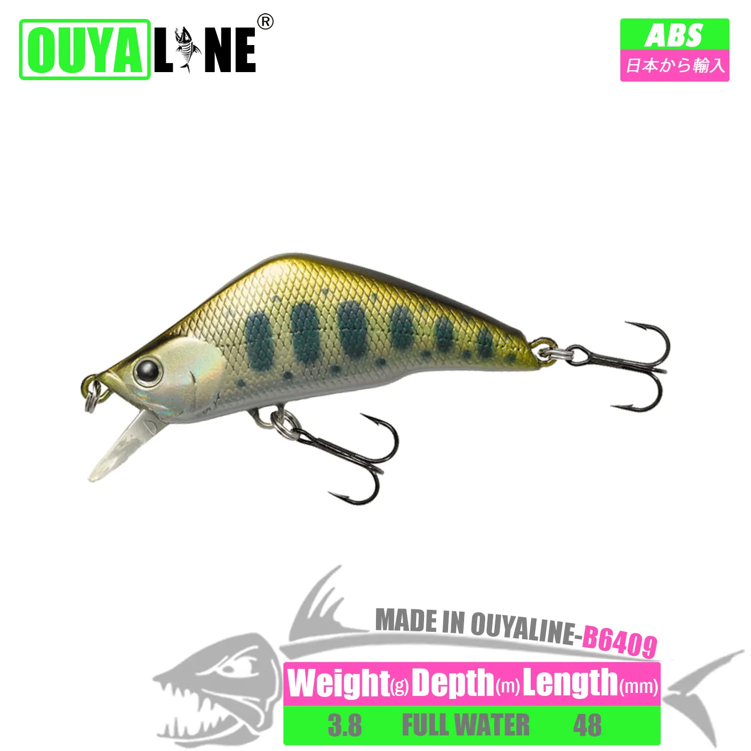 

Mini Sinking Minnow Fishing Lure 3.8g 48mm Isca Artificial Trout Plastic Hard Baits Pesca For Bass Pike Perch Fish Tackle Leurre