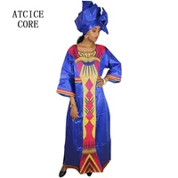 African Dresses For Women Fashion Design New African Bazin Riche Embroidery Design Dress 6