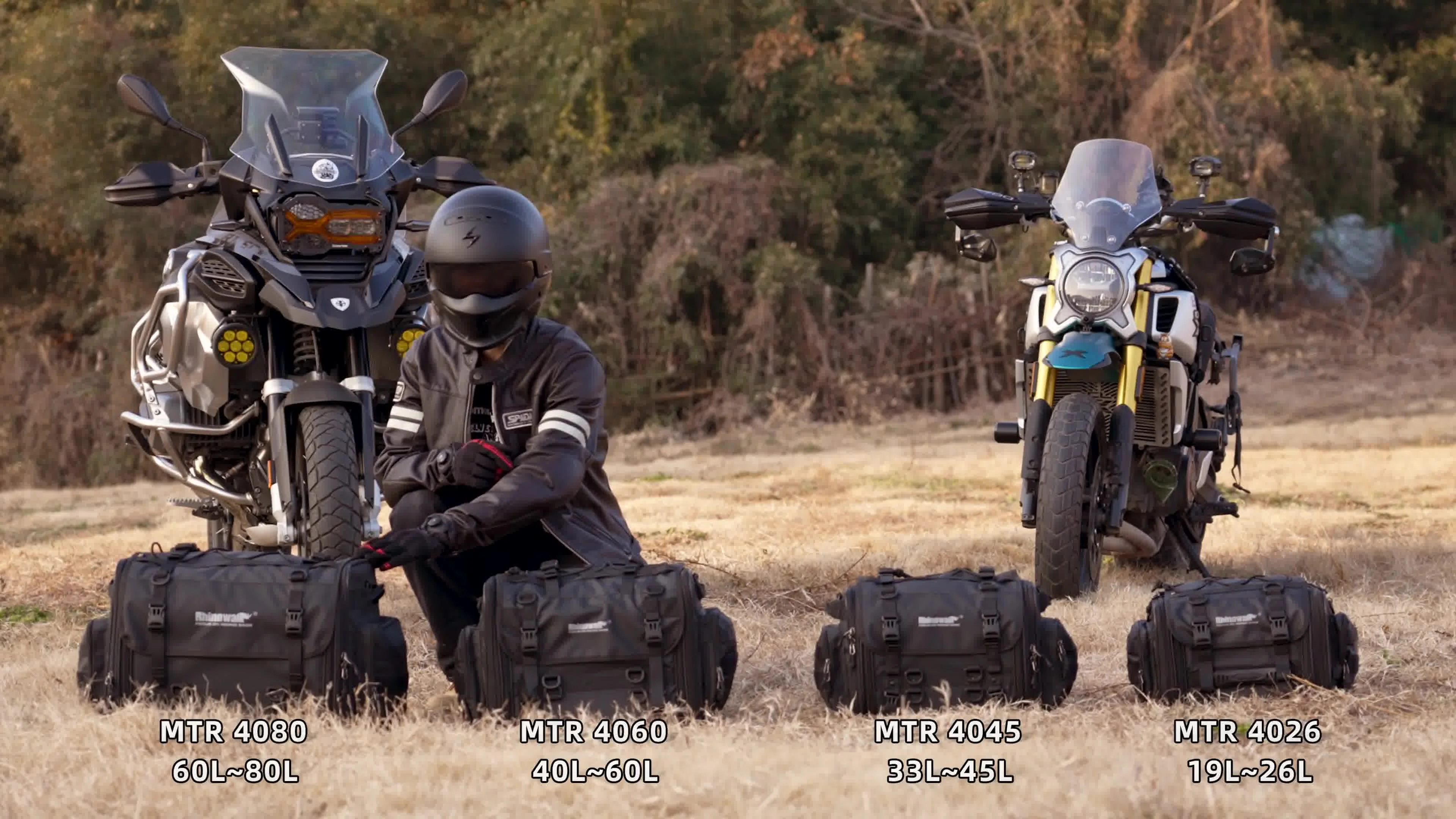 Rhinowalk Motorcycle Travel Luggage Bag Waterproof 19L-80L