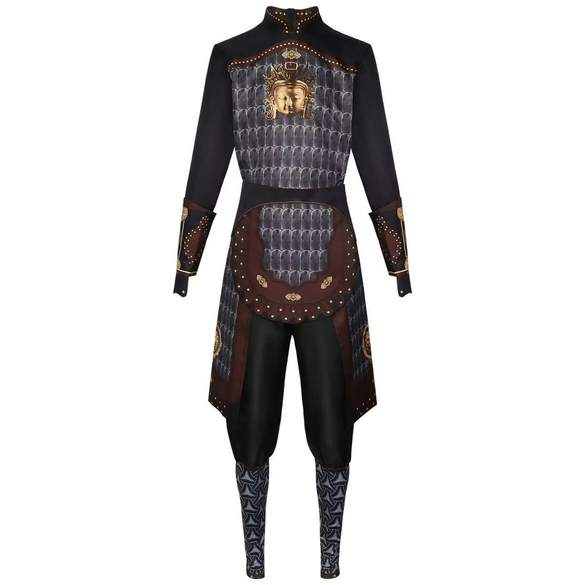 Chinese Mythology Erlang Shen Three-Eyed God Cosplay Costume