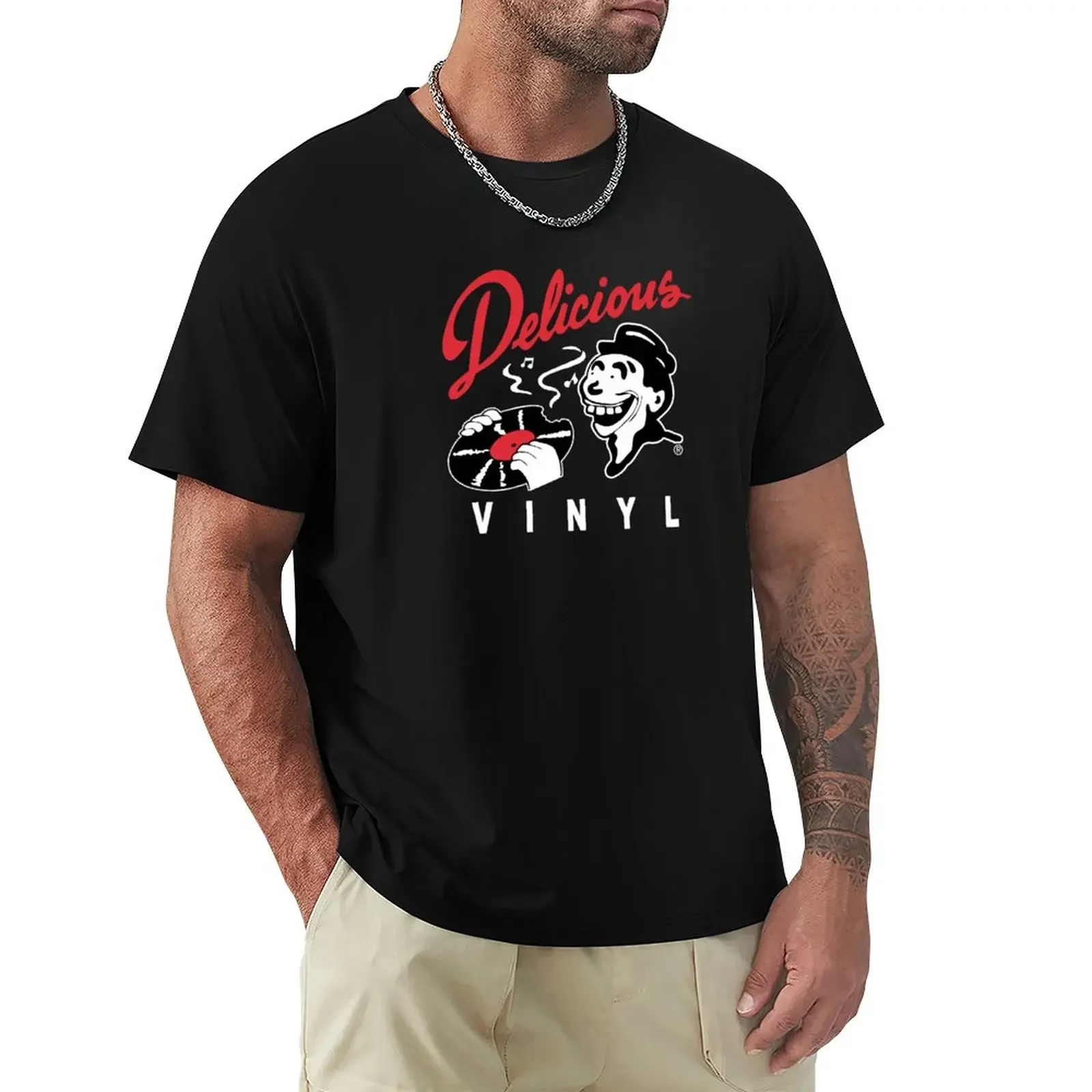 

DELICIOUS VINYL T-Shirt oversized customizeds sublime men clothings cute clothes tees blacks mens white t shirts