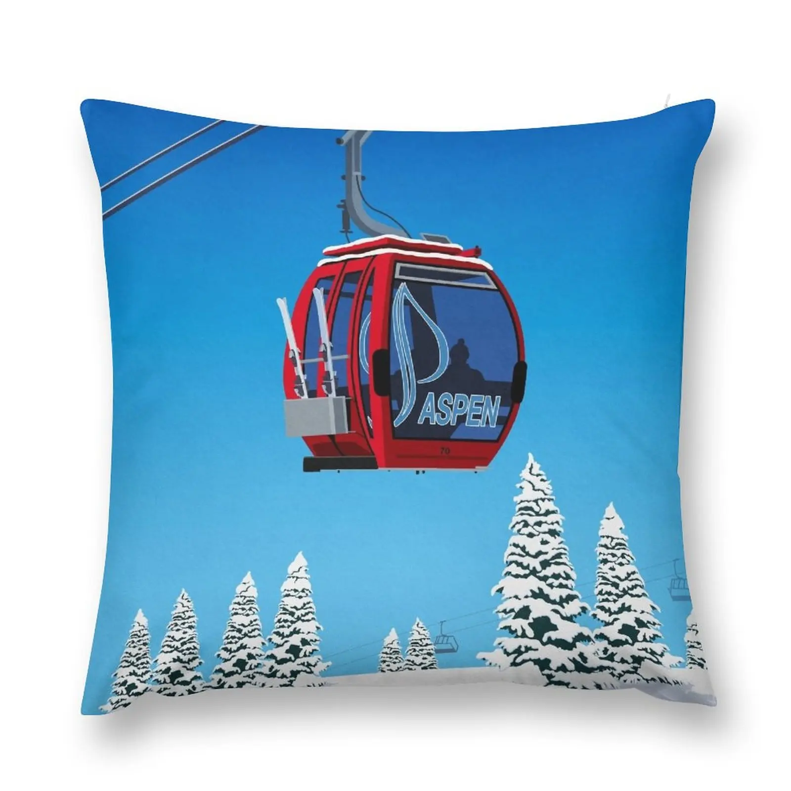 

Aspen Ski Resort Throw Pillow Cushions For Decorative Sofa Sofa Decorative Covers