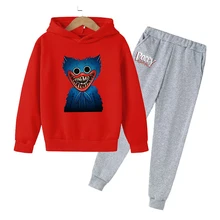 

Poppy Playtime Costume Set Children's Hoodie Jogging Pants Sportswear Girls Jacket Hoodie Jacket Baby Boy Streetwear