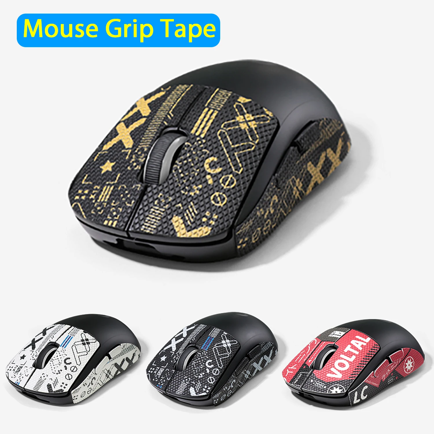 Mouse Grip Tape Per Logitech G Pro X Superlight / G Pro Mouse Da Gioco Wireless Antiscivolo Resistente Al Sudore 3M Autoadesivo Pretagliato