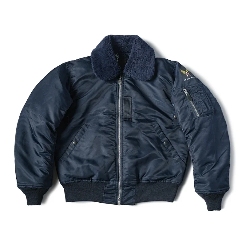 ★TYPE B-15C Robuust Bronson B-15C Flight Jacket jaren 1950 bontkraag