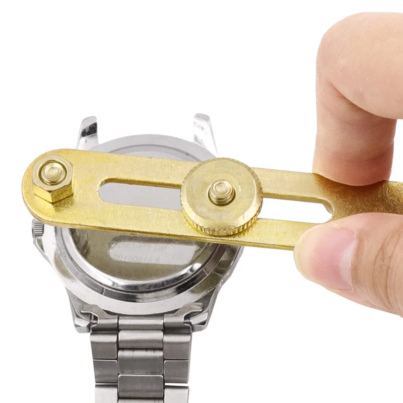 

Adjustable Watch Back Case Cover Opener Battery Replacement Tool Wrench Spanner Remover Watch Repair Watchmaker Tool Accessories