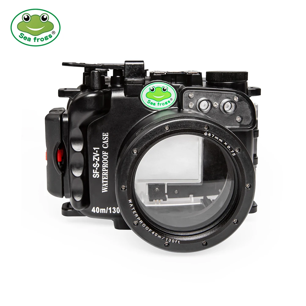 Seafrogs 2022 Nuovo Arrivo Custodia Per Fotocamera Subacquea Per Custodia Per Fotocamera Impermeabile Subacquea Sony Zv-1