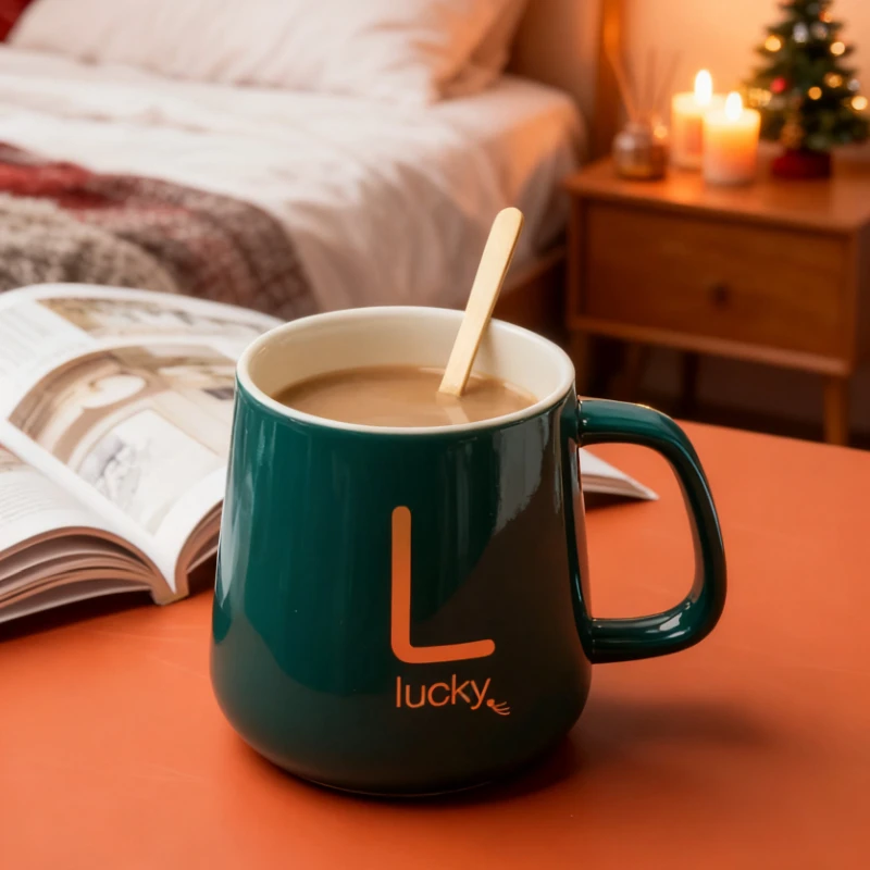 سخان الأكواب الأنيق - تسخين بدون لمس، 55 ° C درجة...