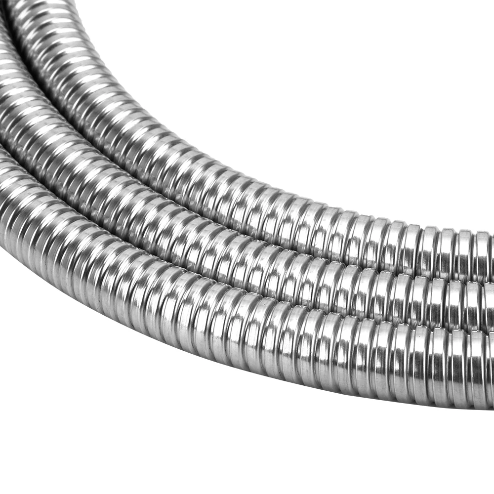 Bathroom Accessories 1.2m/1.5m/2m Flexible Soft Water Pipe Pipe Fittings Rainfall Shower Hose Plumbing Hose Home Improvement