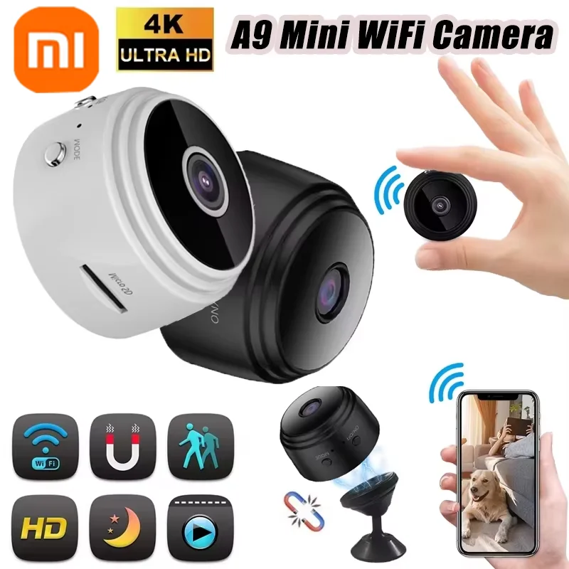 Mini Camera Xiaomi A9 Wifi Surveillance Home Indoor Audio Wireless HD 4K Remote Video Security