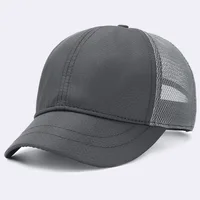 Adult Summer Cool Thin Small Brim Mesh Sun Cap Man Outdoors Casual Dry Quickly Baseball Hats 55-61cm 2