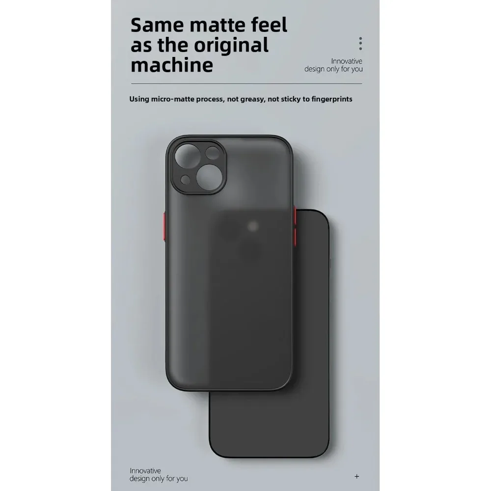 Premium Matte See-Through Shockproof Slim Protective Case