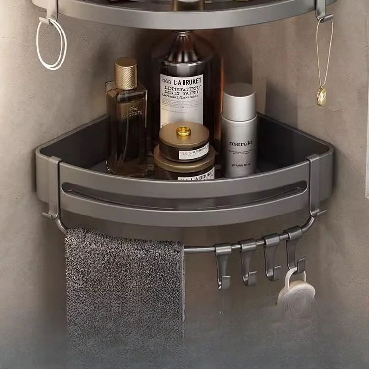 رف مثلث للمرحاض، رف حائط للتخزين غير اللكم