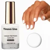 Tinovo Uno White Nail Polish Natural Dry Normal Nail Lacquer Strengthener Treatment Care 12ML Non-peeling Oil-based Nail Enamel 1