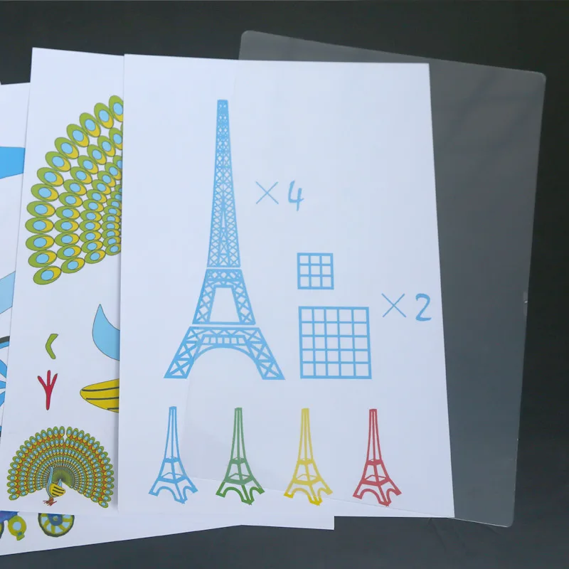 3D Printing Pen 3d pen 3d painting paper graffiti board template copy board pattern random 20 reference drawings painting