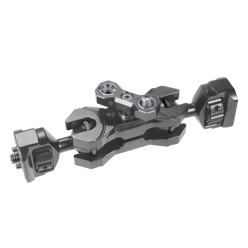 Magic Arm 360 Rotation Double Ball Head with Arri Pin 1/4 3/8 Screw Adapter for