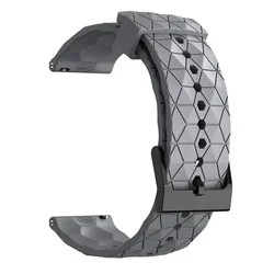 Soft Sports Silicone Bracelet Strap - 20mm Replacement Wristband Accessory for 22mm (03 - Gary)