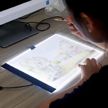 A4 A5 LED Drawing Tablet Digital Graphics Pad Light Pad Copy Board Electronic Art Graphic Painting Writing Table