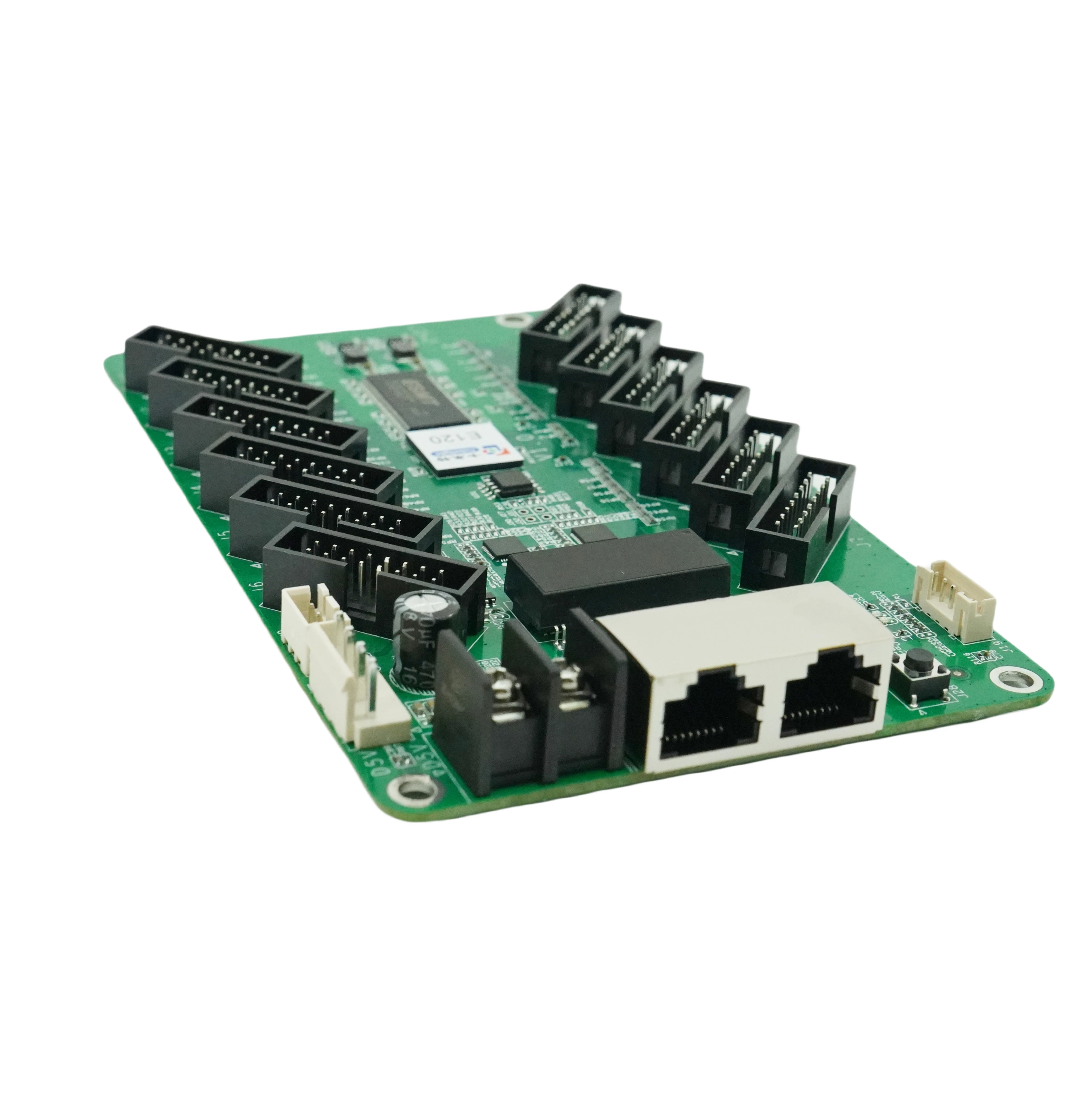 Colorlight E120 HUB75 풀 컬러 LED 패널, LED 비디오 월, RBG 픽셀 LED 디지털 사이니지, LED 수신 카드