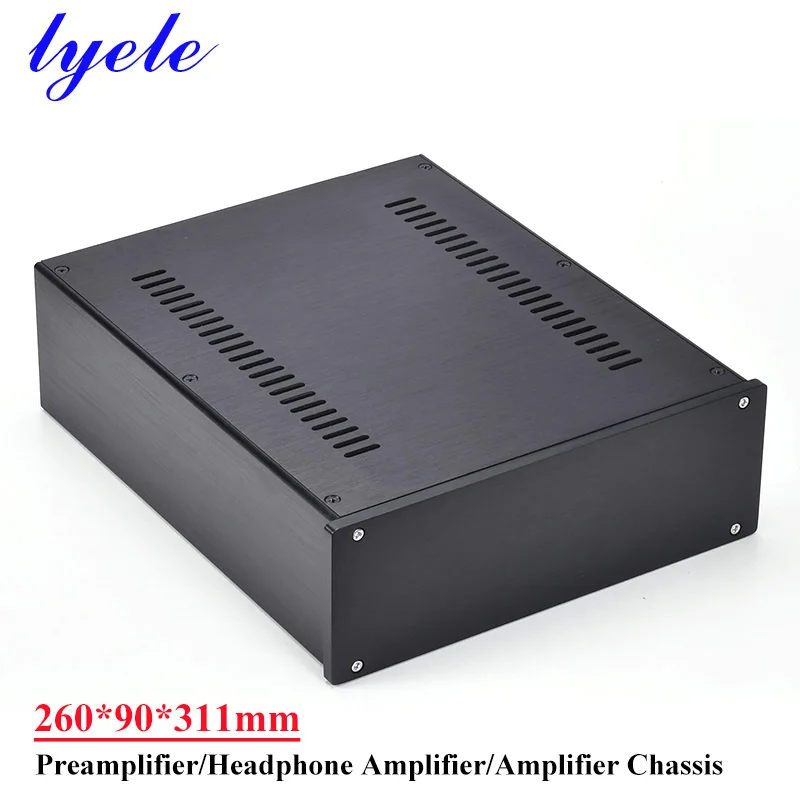 

260*90*311mm All-aluminum Power Amplifier Chassis Preamplifier Chassis Headphone Amplifier Diy Audio Case Shell