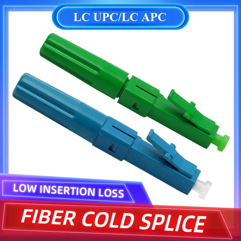 LC UPC/APC Fiber Assembly Quick Connector Single Mode LC Fiber Optic Cable Fast Connector 10-100pcs（Optional）