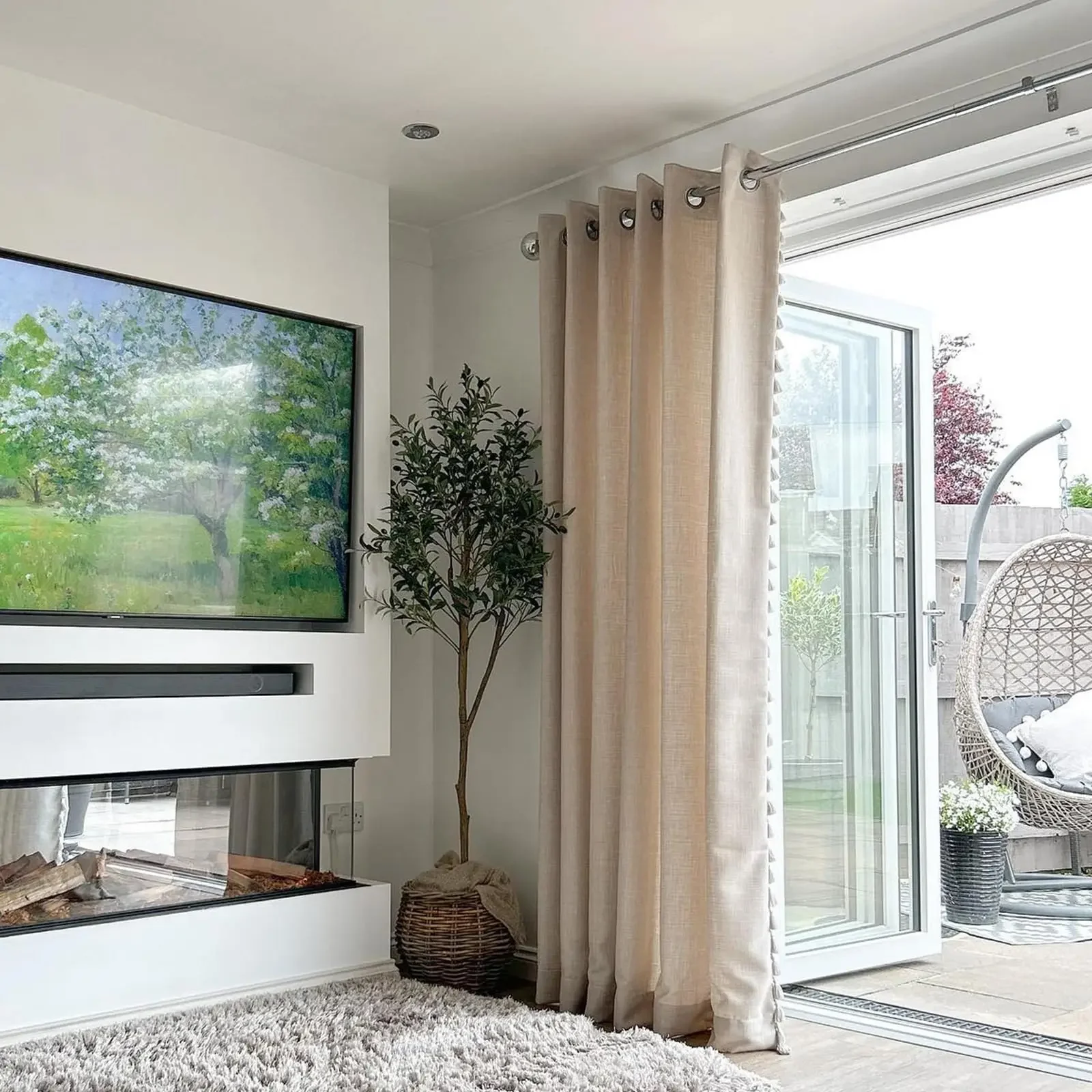 Realistischer künstlicher Olivenbaum, lebensechte künstliche Olivpflanze für Zuhause, Büro, Gartendekoration – Detail 3