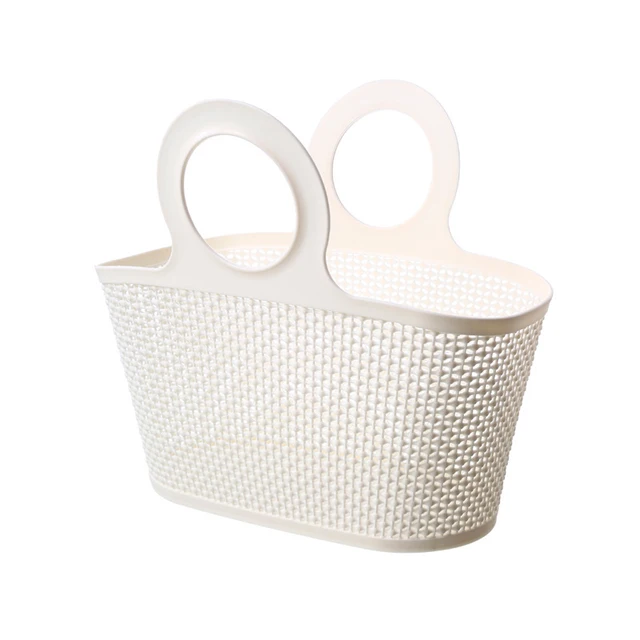 Plastic Portable Bath Basket Shower Supplies Storage And - Temu