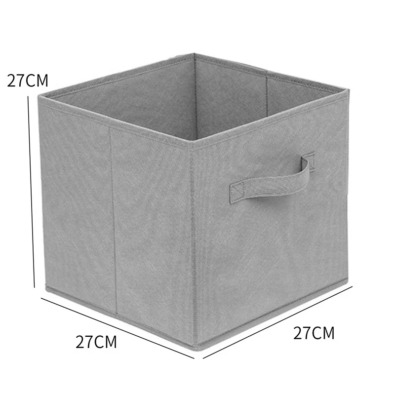 Non-Woven Storage Box Portable Clothes Toys Storage Organizer Large  Capacity Foldable Box For Sundries Stationery Jacket Pants - AliExpress