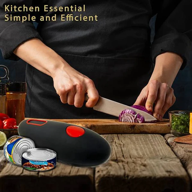 1pc Electric Can Opener, Automatic Can Opener Smooth Edge, Electric Can  Openers For Kitchen Arthritis And Seniors, Kitchen Gadget, Outdoor Camping