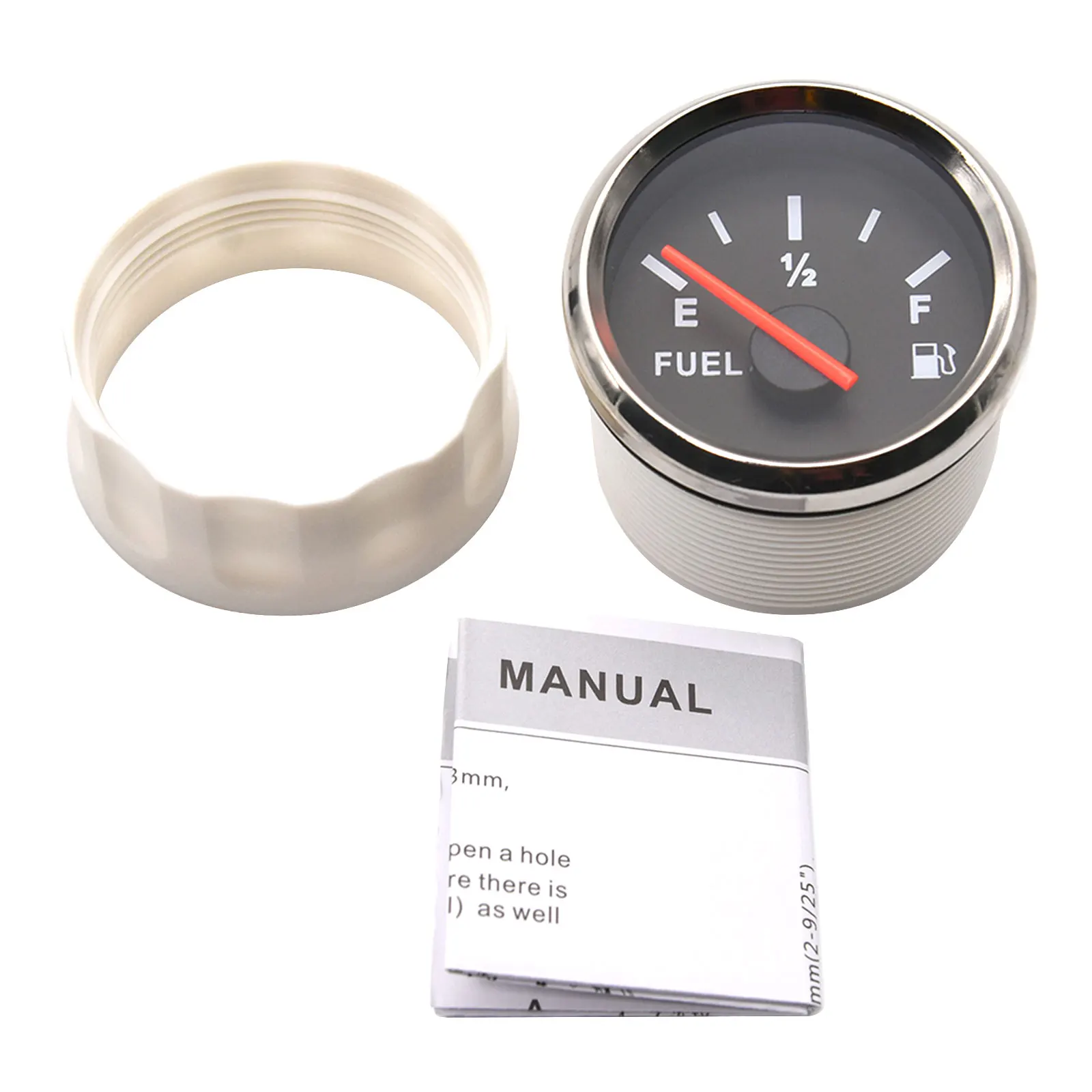 52mm 0~190 ohm Fuel Level Gauge with Stainless Steel Fuel Float Level Sensor Oil