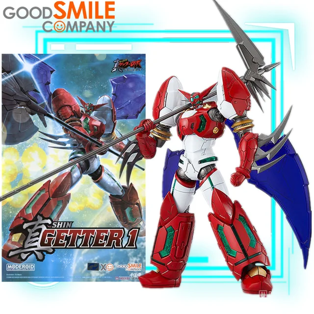 Good Smile Original GSC MODEROID Shin Getter Robo Shin Getter1 Action Figure Doll Model Toy Christmas Gift