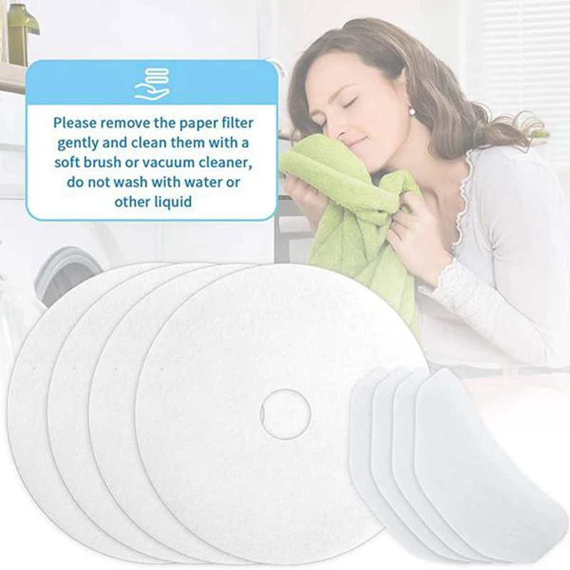 30 Pieces Clothes Dryer Exhaust Filter,Universal Portable Dryer Lint Filter Replacement For Panda/Magic Chef/Sonya/Avant