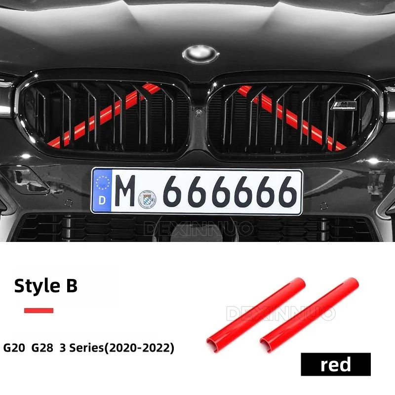 Sleek Automotive Front Grille Trim Strips