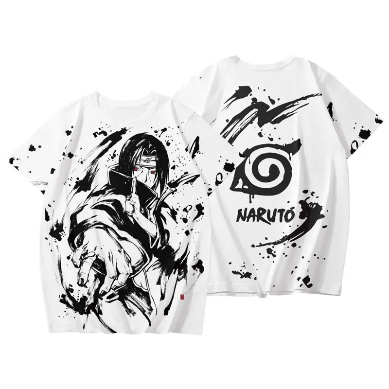 Vintage Naruto Manga 3D Print Unisex Hip Hop Graphic Tee