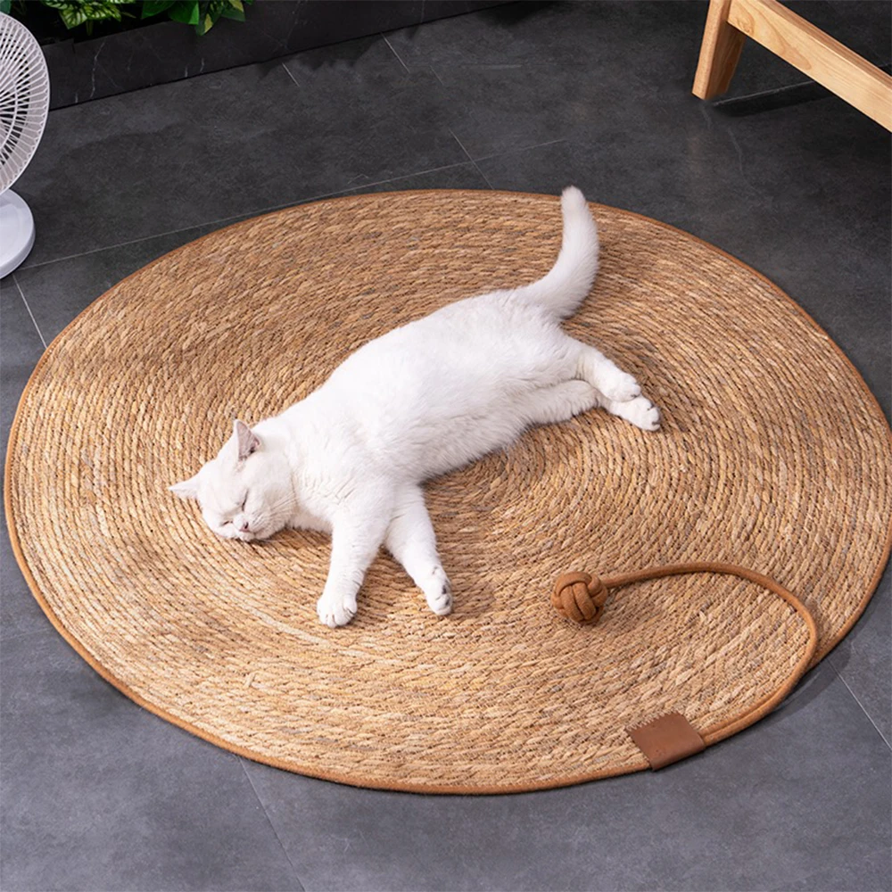 Cat Scratcher Rattan Mat Board Cat Scratch for Sharpen Nails Scraper Cats Tree Cat scratching post Sofa Mats Furniture Protector 1