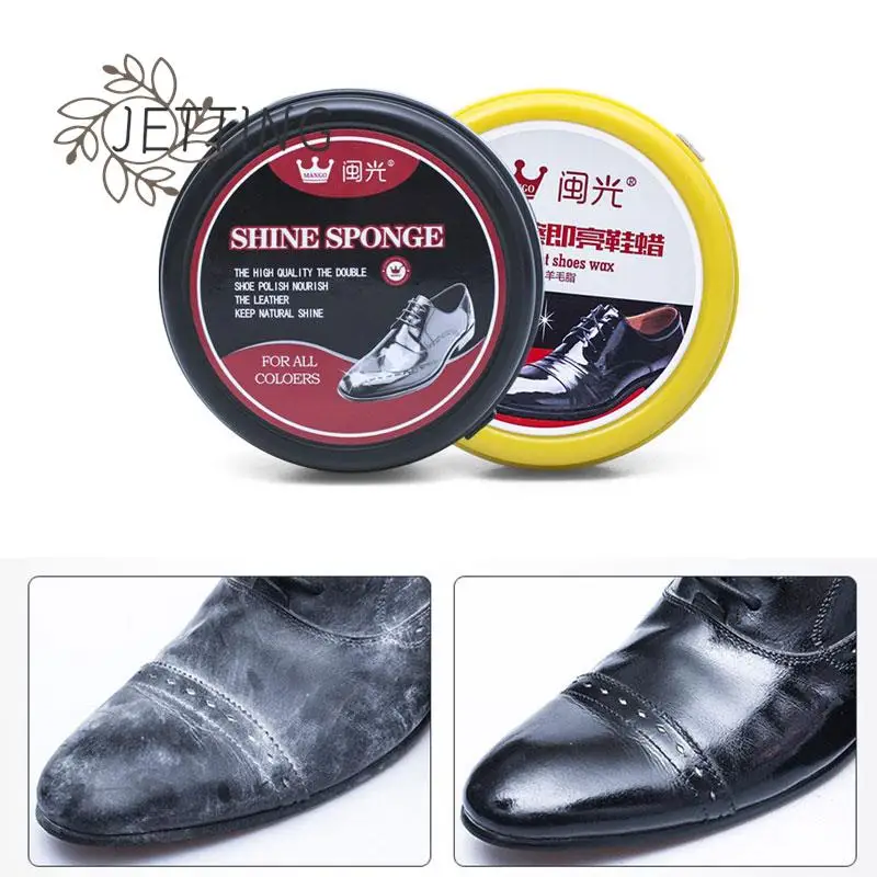 Leather Shoe Cream Polish Leather Shoe Repair Kit With Brush Gloves Sponge  Polish For Leather Boots And Shoes Leather Care - AliExpress