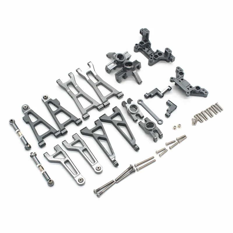 

Metal Suspension Arm Steering Block Set for MJX Hyper Go 16207 16208 16209 16210 H16 1/16 RC Car Upgrade Parts Kit,3