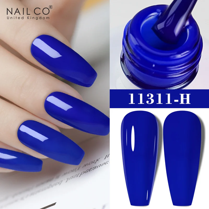 NAILCO Premium Soft Color Gel Polish - Vibrant Semi-Permanent Varnish, HEMA & TPO Free