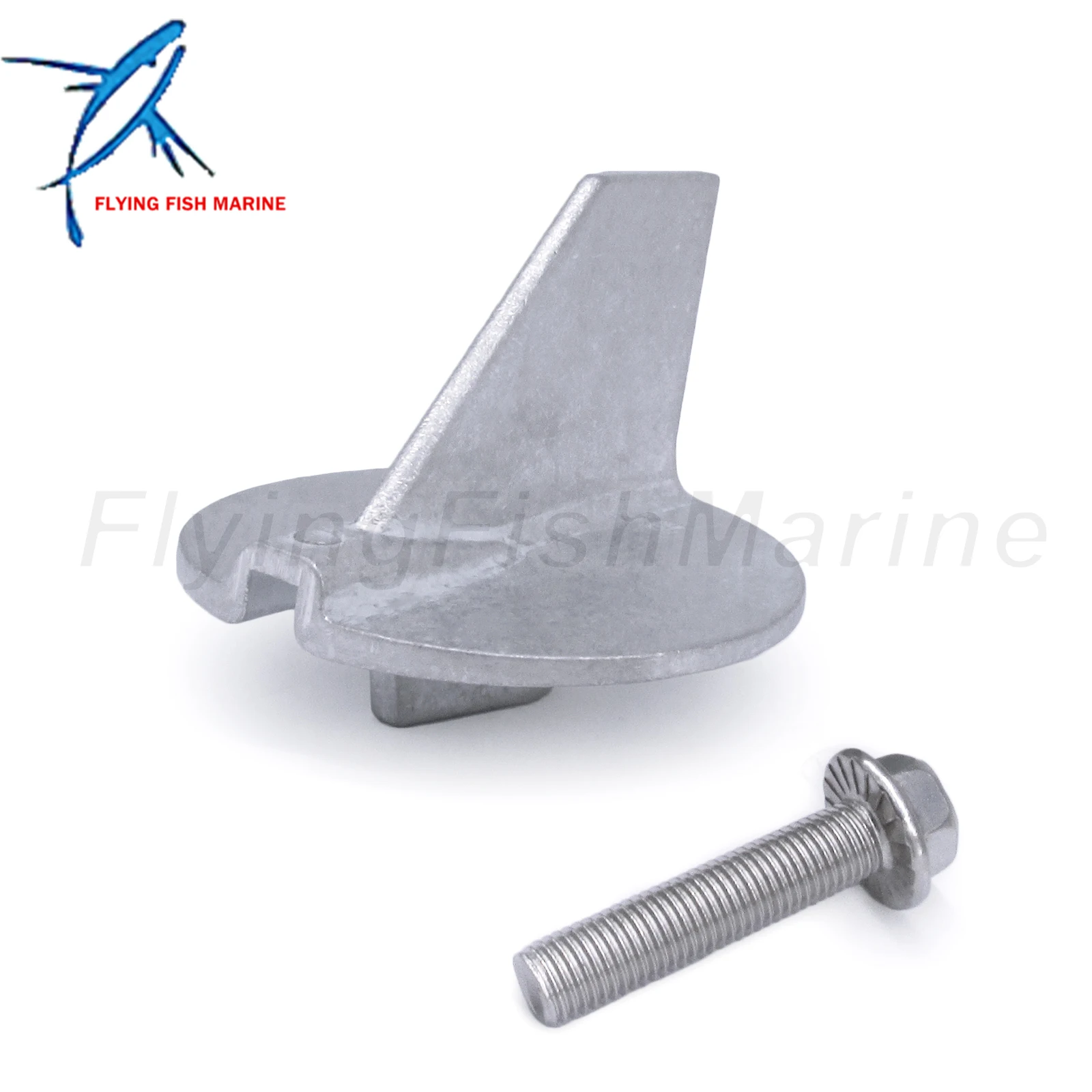 Outboard Engine 6E5-45371-01 Tab Trim Anode for Yamaha Boat Motor 115HP-225HP 2/4-stroke, 18-6097