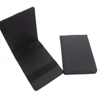 black color golf score card yard book cover PU leather golf scorecard holder Unique PU leather golf scorecard holder 1
